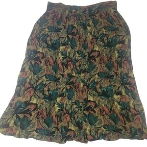 Vintage 90's Multi Colored Circle Skirt